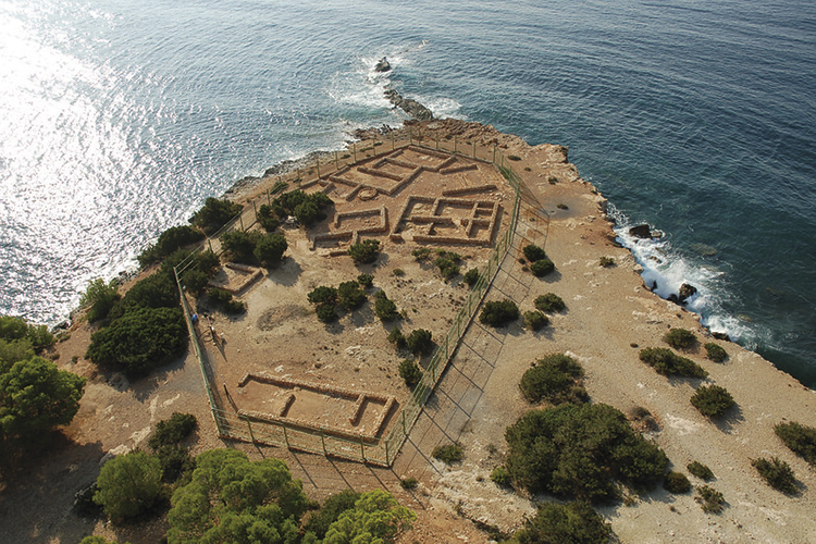 A Ibiza traditional house arch