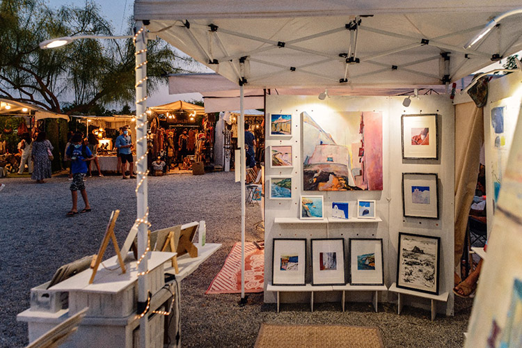 A las dalias ibiza market night