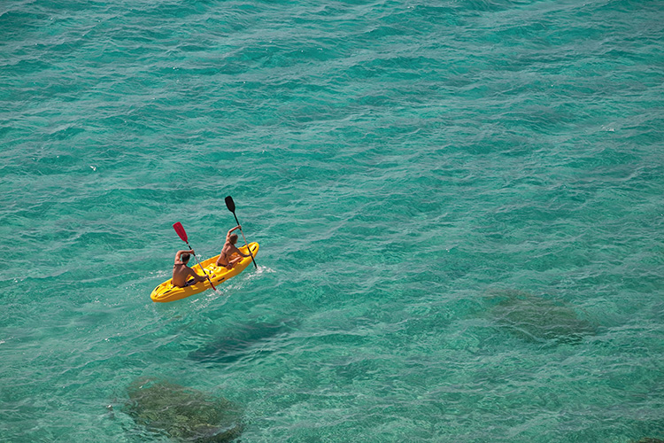 A sports april may kayak