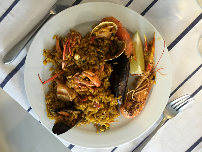 A norte paella