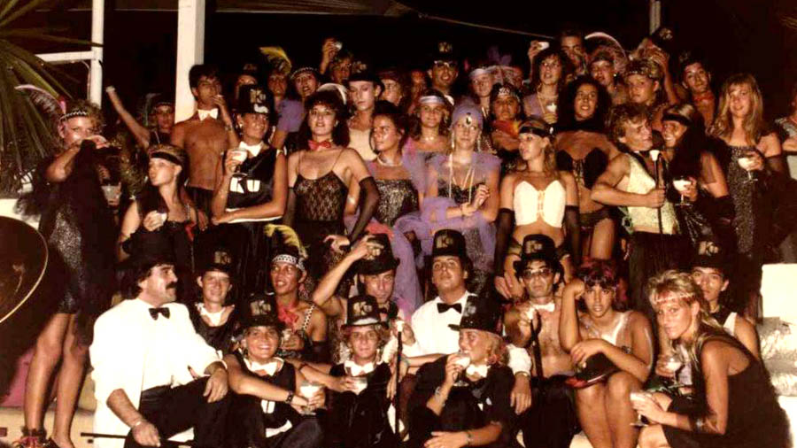 ibiza in the 80's people from KU