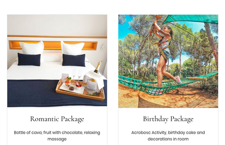 a new website packages