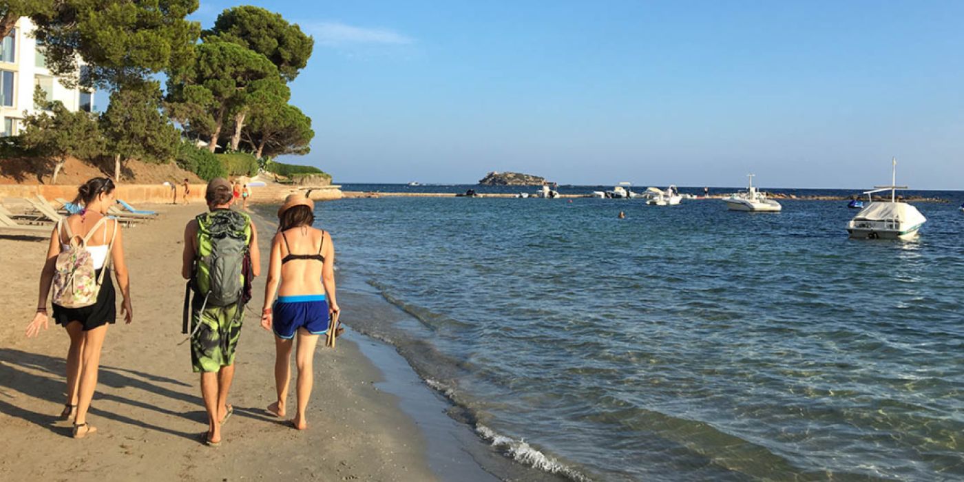 A coastal walk from Es Canar to Santa Eulària
