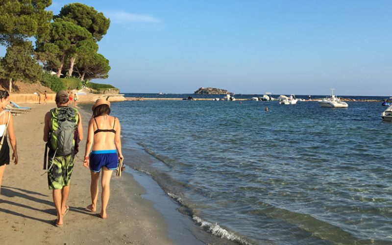 A coastal walk from Es Canar to Santa Eulària